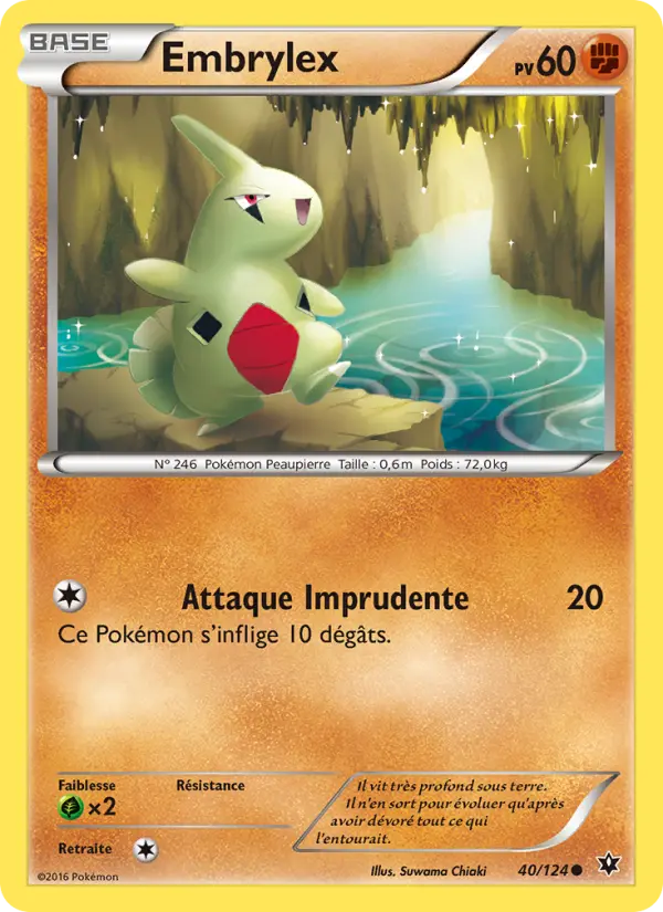 040/124 - Embrylex — Carte Pokémon Impact des Destins 40/124