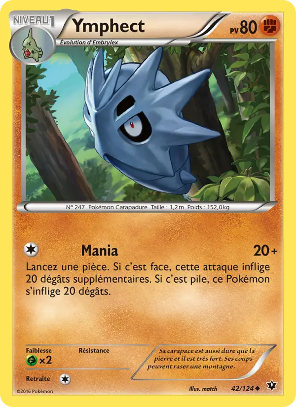 042/124 - Ymphect — Carte Pokémon Impact des Destins 42/124