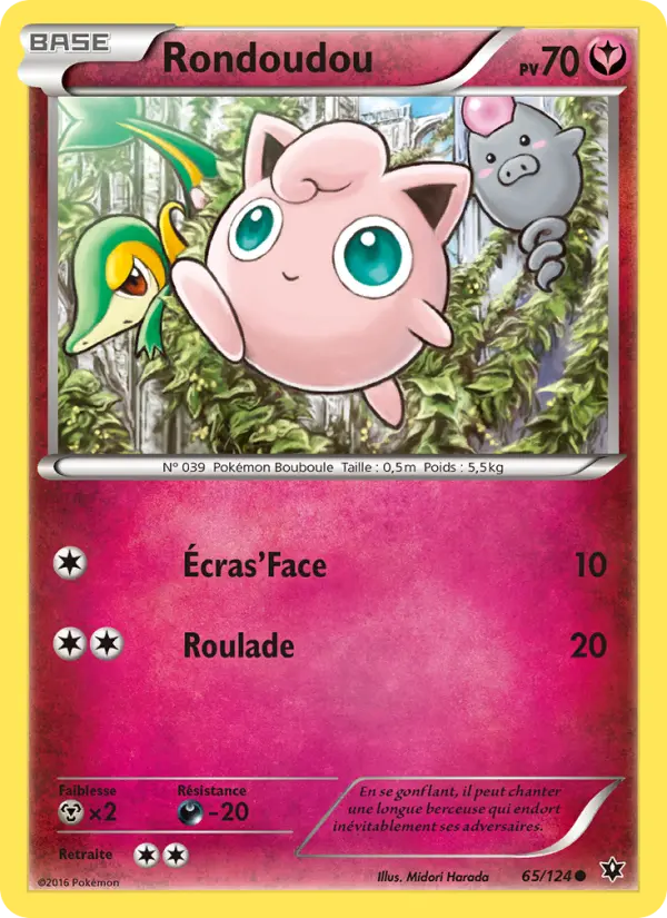 065/124 - Rondoudou — Carte Pokémon Impact des Destins 65/124