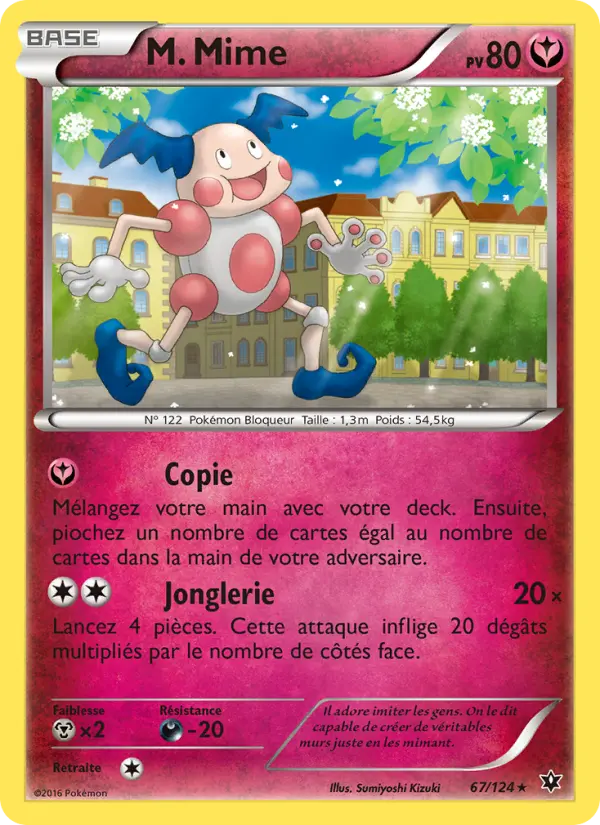 067/124 - M. Mime — Carte Pokémon Impact des Destins 67/124
