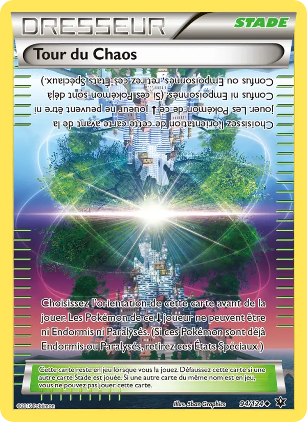 094/124 - Tour du Chaos — Carte Pokémon Impact des Destins 94/124