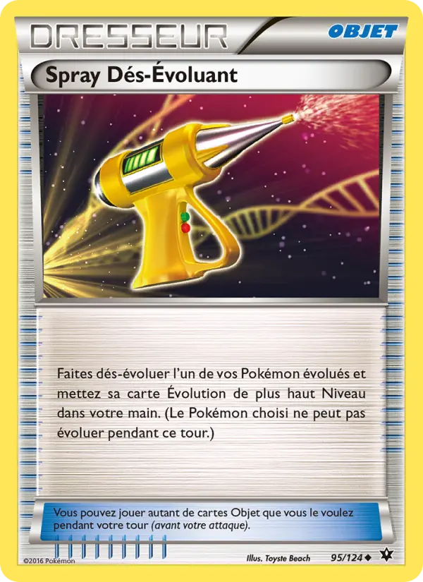 095/124 - Spray Dés-Évoluant — Carte Pokémon Impact des Destins 95/124
