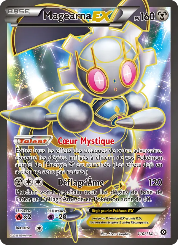 Magearna EX — Carte Pokémon 110 Offensive Vapeur
