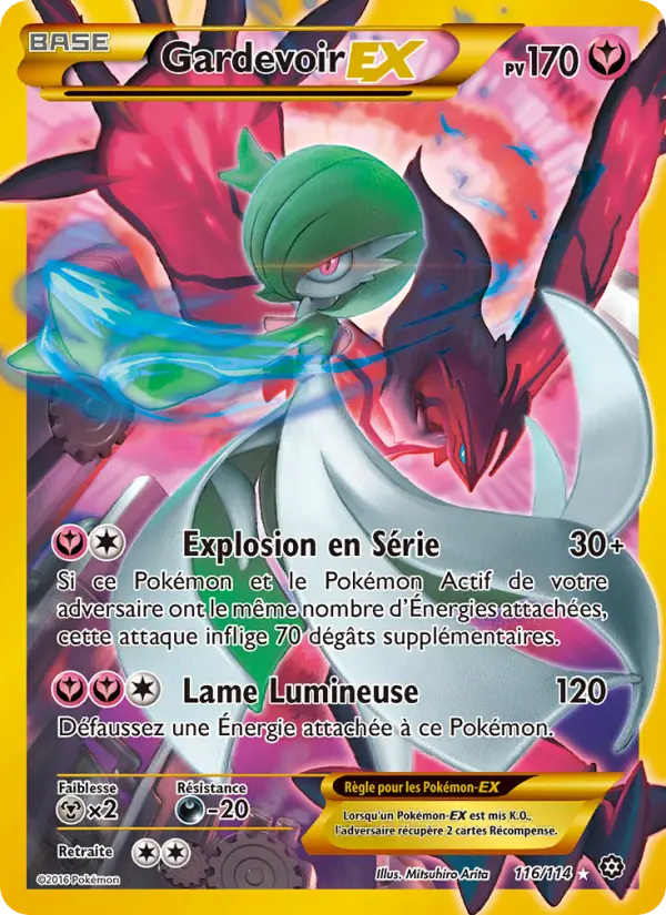 Gardevoir EX — Carte Pokémon 116 Offensive Vapeur