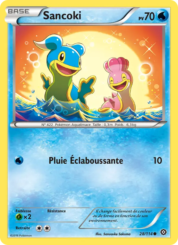 Sancoki — Carte Pokémon 28 Offensive Vapeur