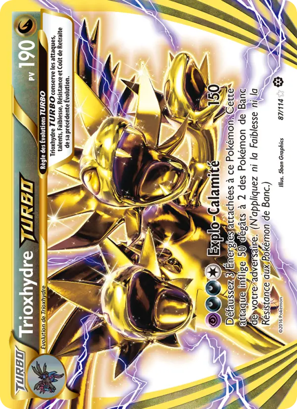 087/114 - Trioxhydre TURBO — Carte Pokémon Offensive Vapeur 87/114