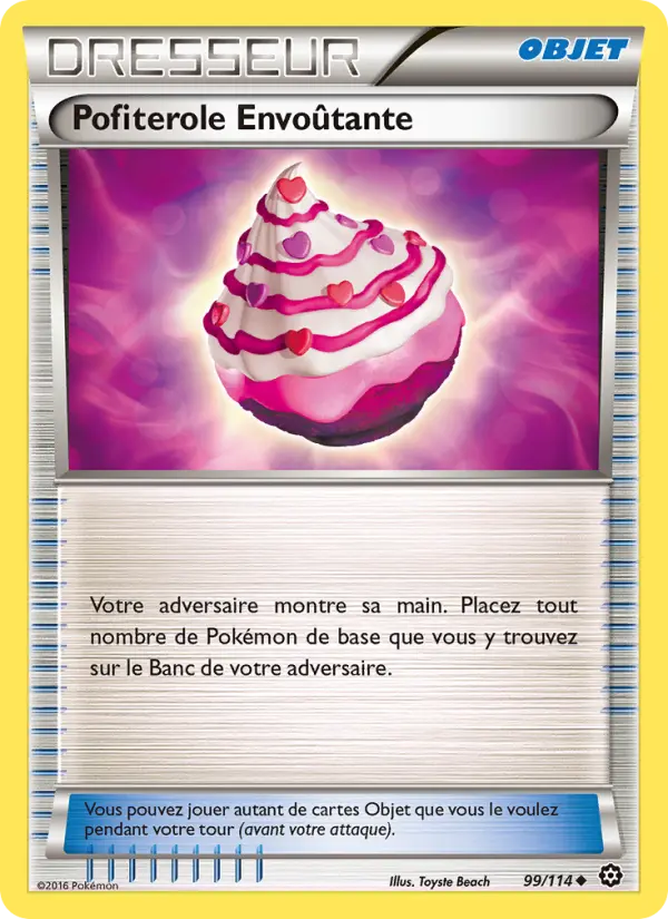 099/114 - Pofiterole Envoûtante — Carte Pokémon Offensive Vapeur 99/114
