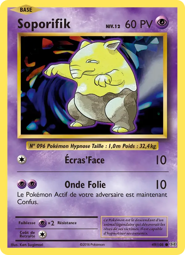 Soporifik — Carte Pokémon 49 Évolutions