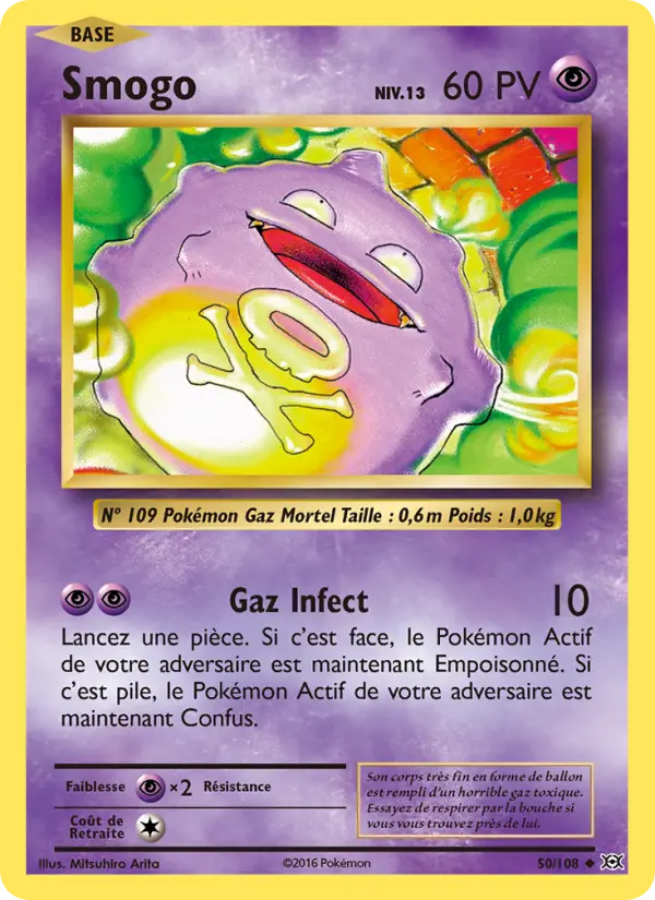 050/108 - Smogo — Carte Pokémon Évolutions 50/108