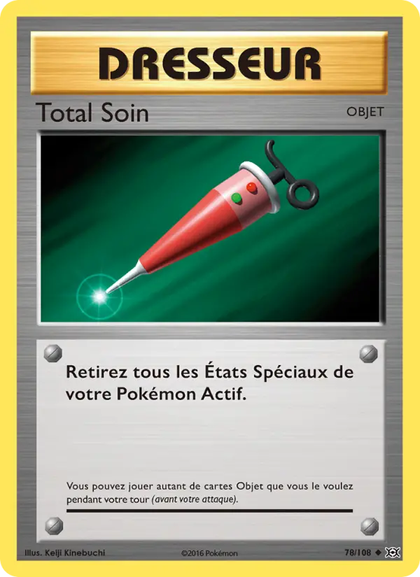 078/108 - Total Soin — Carte Pokémon Évolutions 78/108