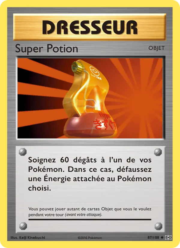 087/108 - Super Potion — Carte Pokémon Évolutions 87/108