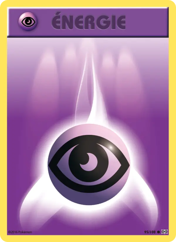 095/108 - Énergie Psy — Carte Pokémon Évolutions 95/108