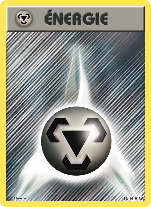 098/108 - Énergie Métal — Carte Pokémon Évolutions 98/108