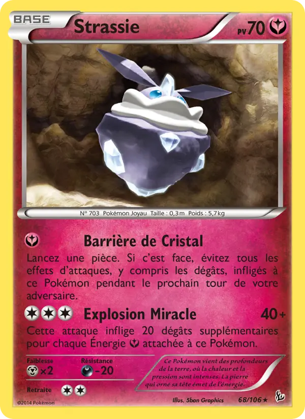Strassie — Carte Pokémon 68 Étincelles