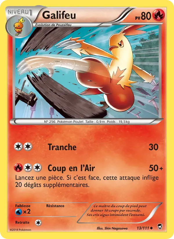 013/111 - Galifeu — Carte Pokémon Poings Furieux 13/111