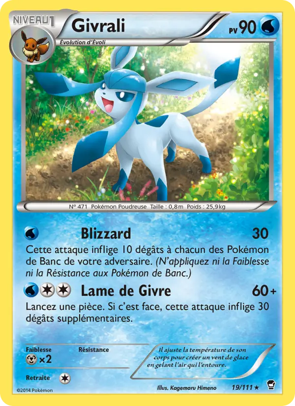 Givrali — Carte Pokémon 19 Poings Furieux
