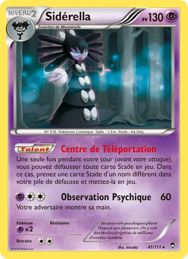 Sidérella — Carte Pokémon 41 Poings Furieux