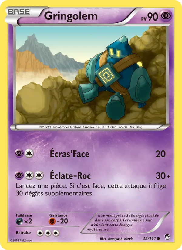 Gringolem — Carte Pokémon 42 Poings Furieux