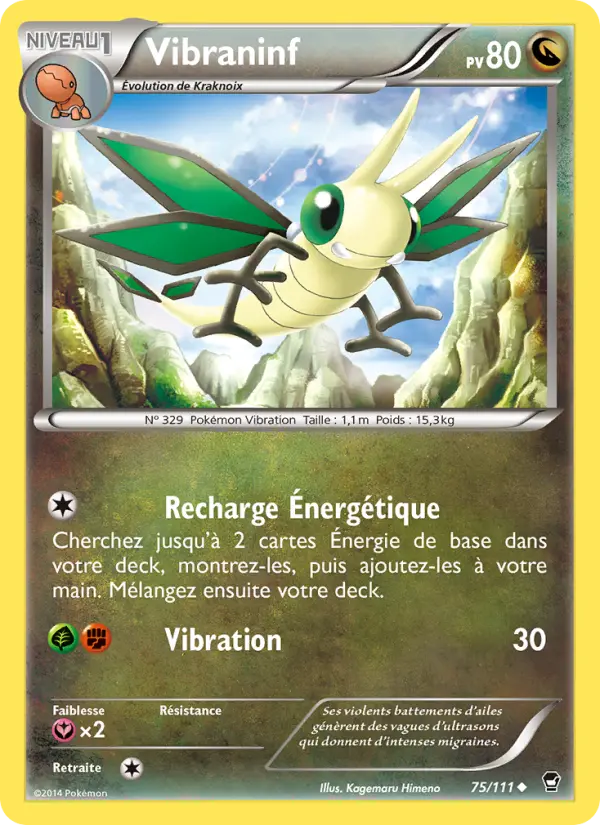 075/111 - Vibraninf — Carte Pokémon Poings Furieux 75/111