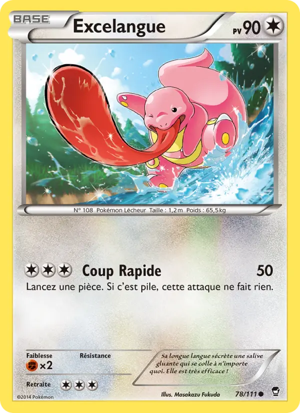 Excelangue — Carte Pokémon 78 Poings Furieux