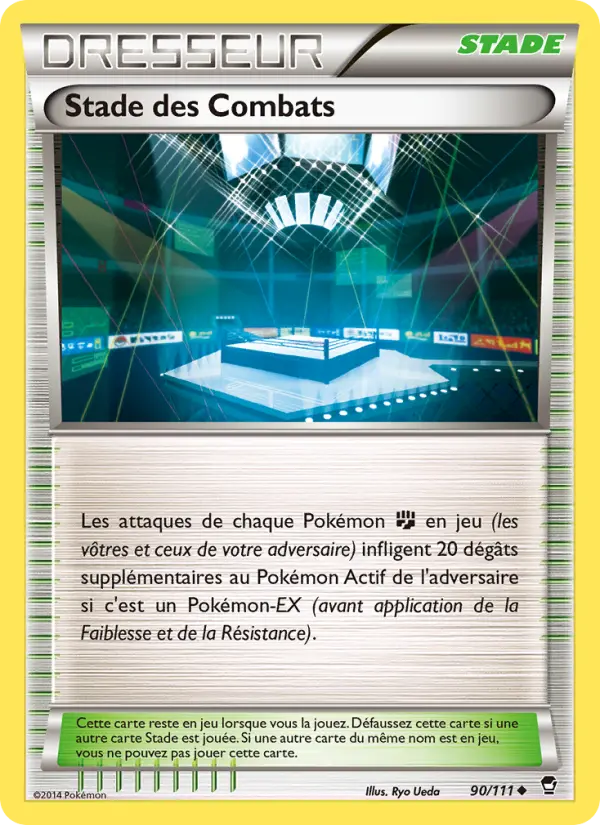 090/111 - Stade des Combats — Carte Pokémon Poings Furieux 90/111