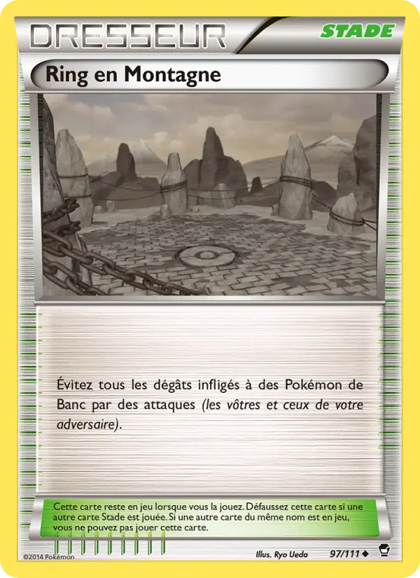 097/111 - Ring en Montagne — Carte Pokémon Poings Furieux 97/111