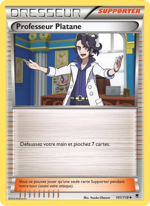 101/119 - Professeur Platane — Carte Pokémon Vigueur Spectrale 101/119