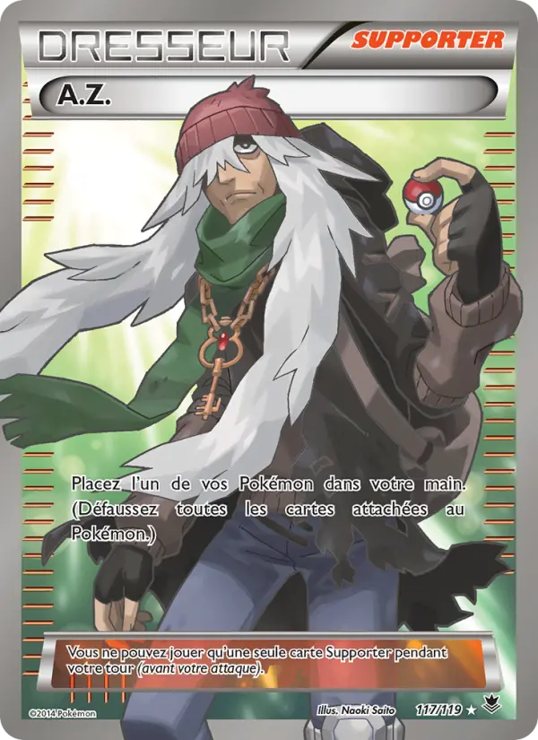 117/119 - A.Z. — Carte Pokémon Vigueur Spectrale 117/119