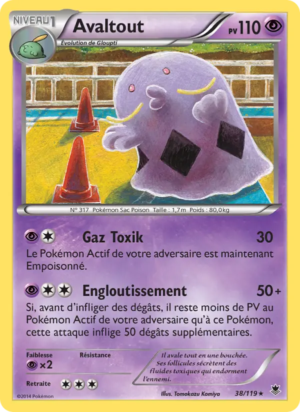 Avaltout — Carte Pokémon 38 Vigueur Spectrale