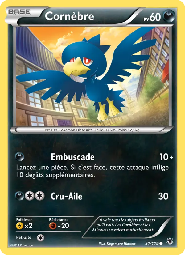 051/119 - Cornèbre — Carte Pokémon Vigueur Spectrale 51/119