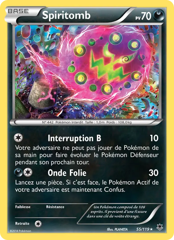 Spiritomb — Carte Pokémon 55 Vigueur Spectrale