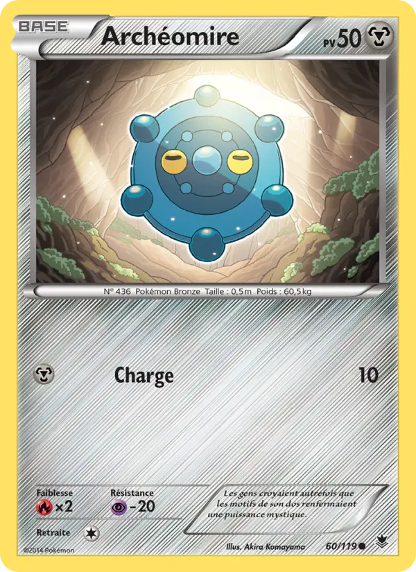 Archéomire — Carte Pokémon 60 Vigueur Spectrale