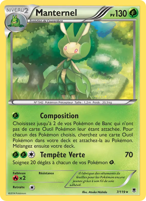 Manternel — Carte Pokémon 7 Vigueur Spectrale