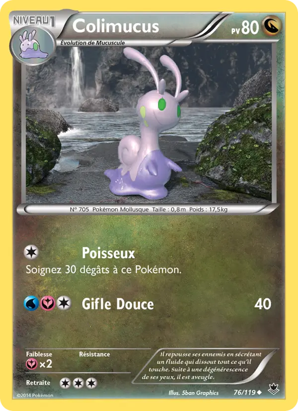 Colimucus — Carte Pokémon 76 Vigueur Spectrale