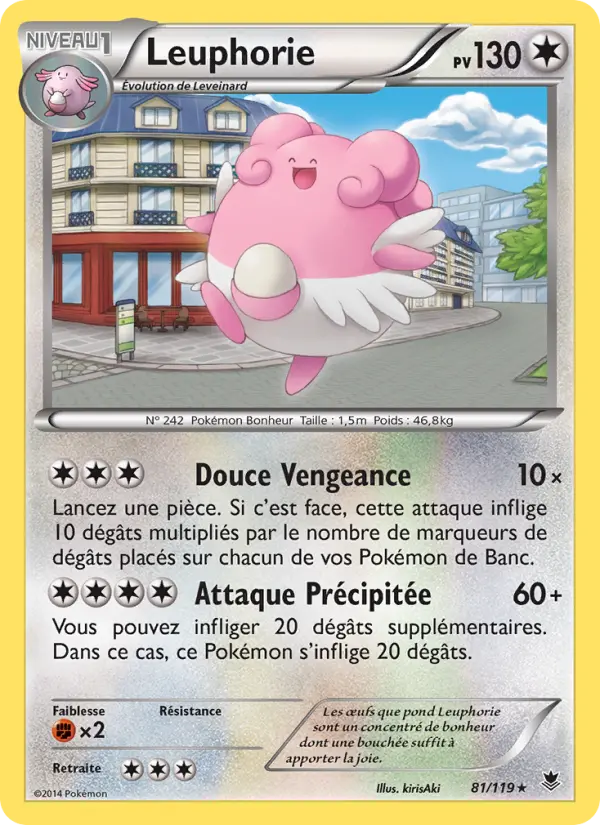 Leuphorie — Carte Pokémon 81 Vigueur Spectrale