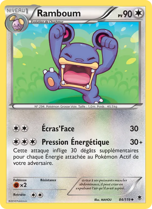 Ramboum — Carte Pokémon 84 Vigueur Spectrale