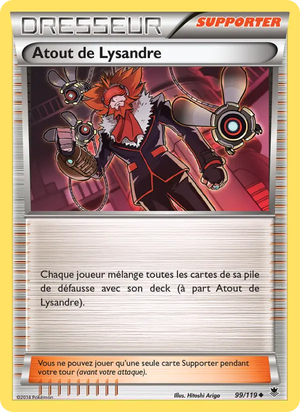 099/119 - Atout de Lysandre — Carte Pokémon Vigueur Spectrale 99/119