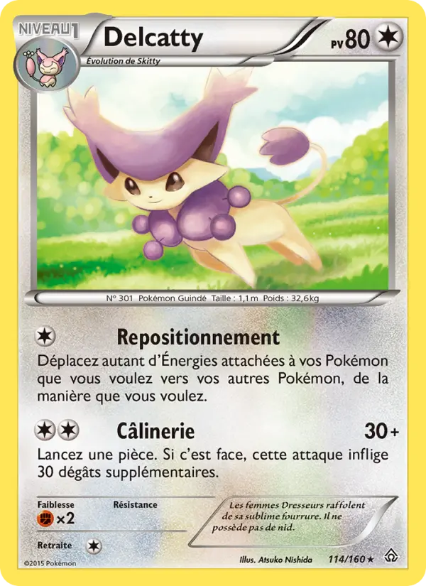 114/160 - Delcatty — Carte Pokémon Primo-Choc 114/160
