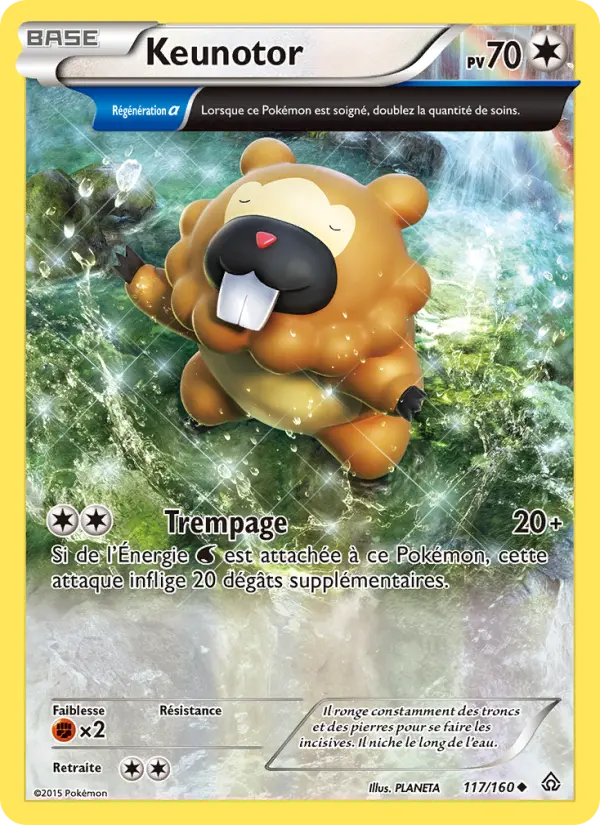 Keunotor — Carte Pokémon 117 Primo-Choc