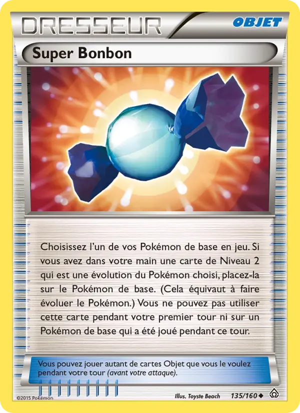 135/160 - Super Bonbon — Carte Pokémon Primo-Choc 135/160