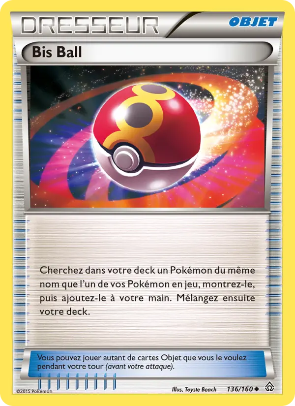 136/160 - Bis Ball — Carte Pokémon Primo-Choc 136/160