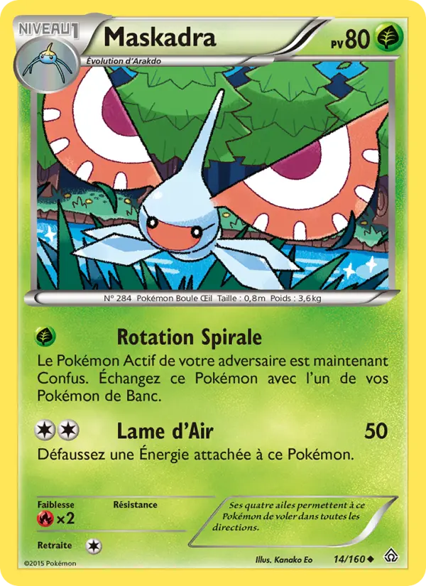 Maskadra — Carte Pokémon 14 Primo-Choc