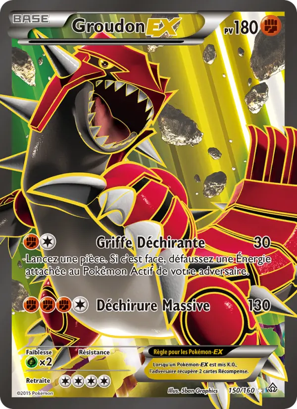 150/160 - Groudon EX