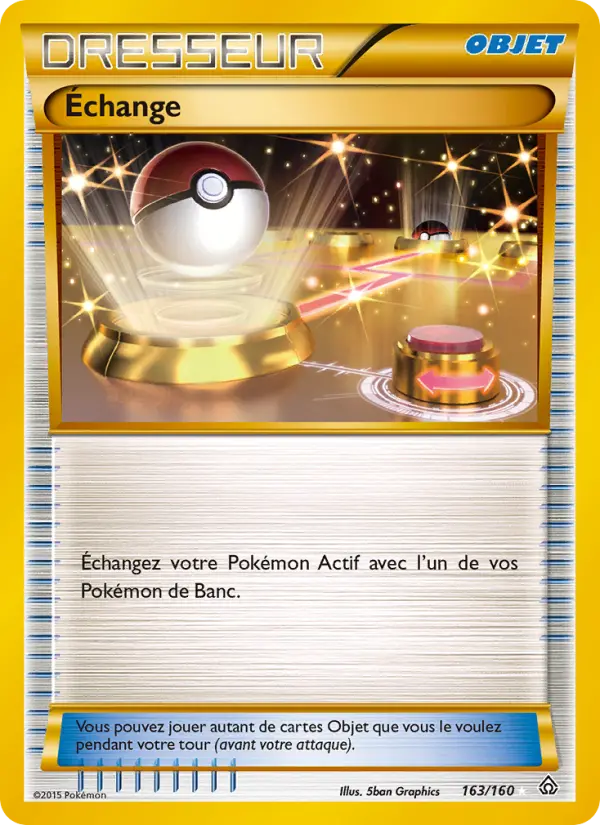 163/160 - Échange — Carte Pokémon Primo-Choc 163/160