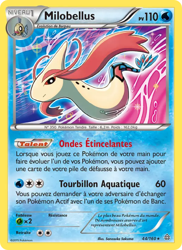 Milobellus — Carte Pokémon 44 Primo-Choc