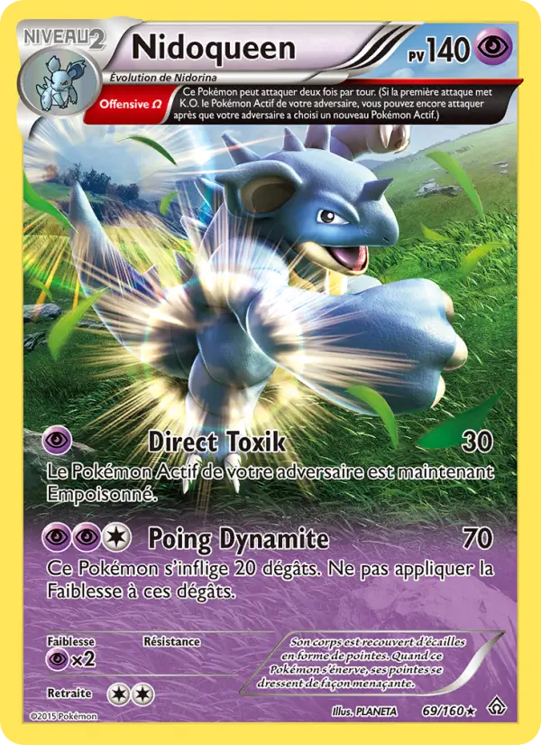069/160 - Nidoqueen — Carte Pokémon Primo-Choc 69/160