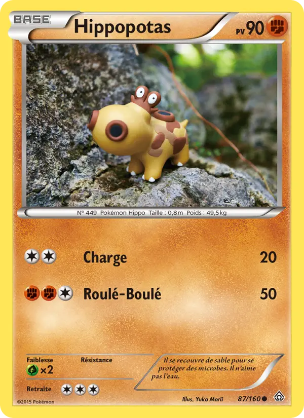 Hippopotas — Carte Pokémon 87 Primo-Choc