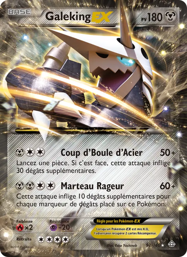 093/160 - Galeking EX — Carte Pokémon Primo-Choc 93/160