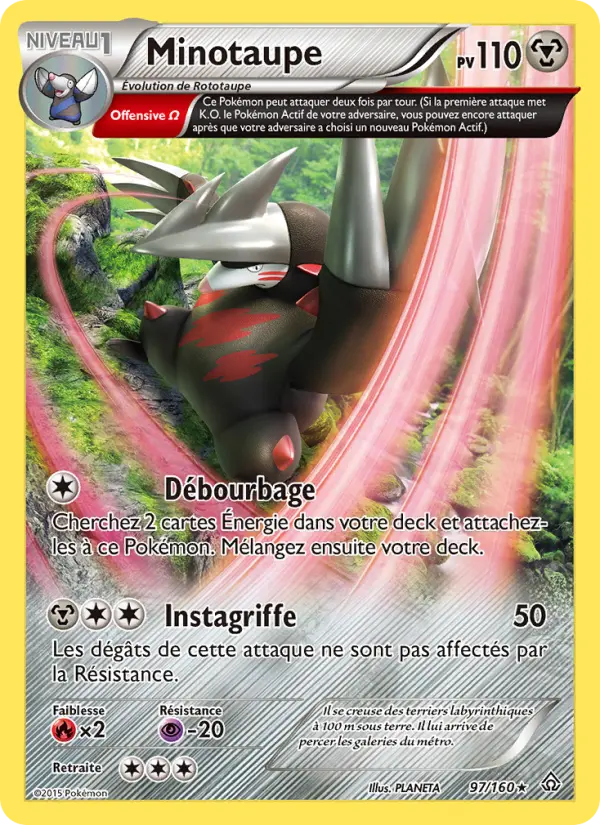 Minotaupe — Carte Pokémon 97 Primo-Choc