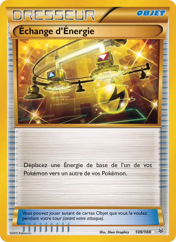 109/108 - Échange d'Énergie — Carte Pokémon Ciel Rugissant 109/108